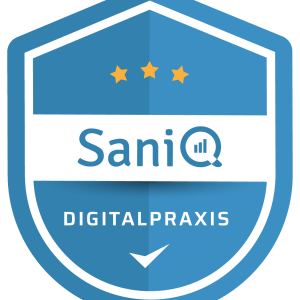 SaniQ Digitalpraxis-Siegel